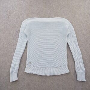 Lauren Ralph Lauren Sweater Womens Medium Blue Knit Pullover Round Neck